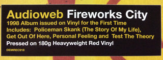 Audioweb : Fireworks City (LP,Album,Limited Edition,Reissue,Stereo)