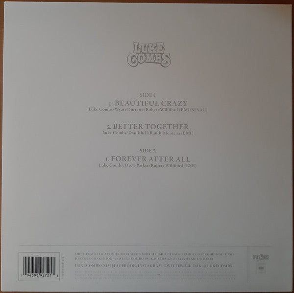 Luke Combs : The Trilogy (10", Comp)