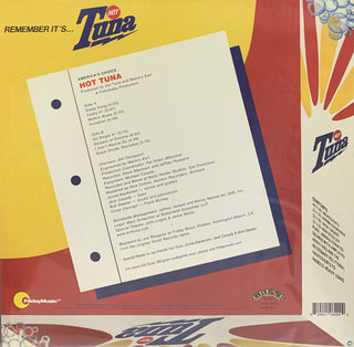 Hot Tuna : America's Choice (LP, Album, RSD, RE, Yel)