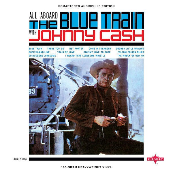 Johnny Cash : All Aboard The Blue Train (LP, Album, Comp, Mono, RE)