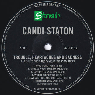 Candi Staton : Trouble, Heartaches And Sadness (Rare Cuts From The Fame Sessions Masters) (LP, RSD, Comp, Mono)