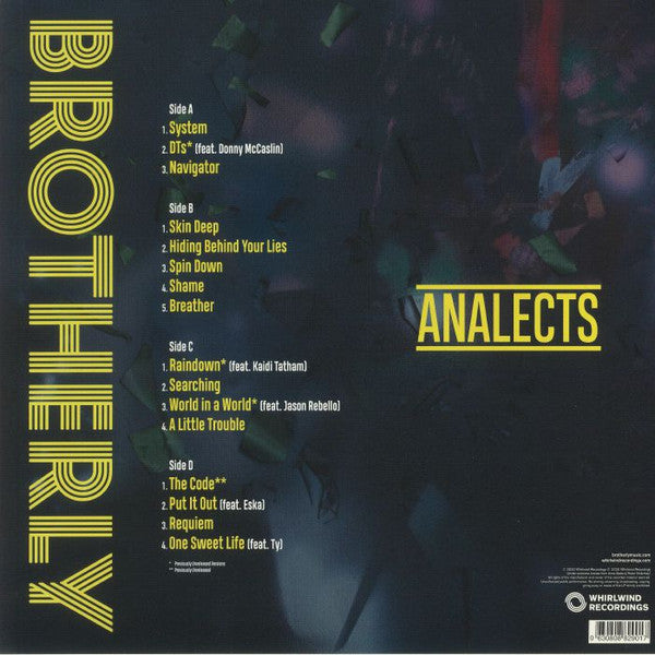 Brotherly : Analects (LP, Whi + LP, Blu + Comp, Ltd)