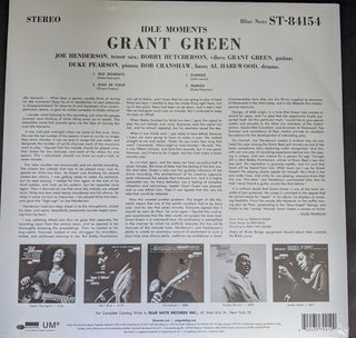 Grant Green : Idle Moments (LP,Album,Reissue,Stereo)