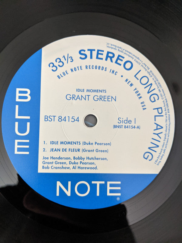 Grant Green : Idle Moments (LP,Album,Reissue,Stereo)