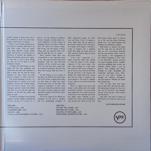 Bill Evans : Trio 64 (LP, Album, RE, 180)