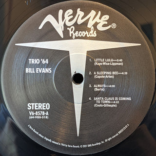 Bill Evans : Trio 64 (LP, Album, RE, 180)