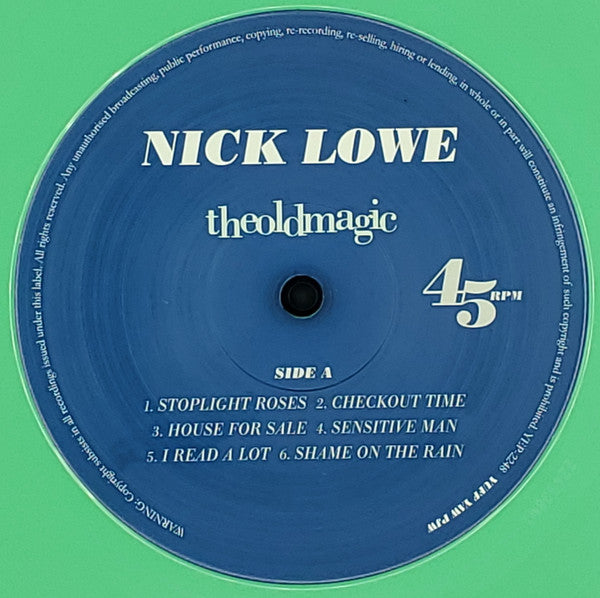 Nick Lowe : The Old Magic (LP, Album, RE, RM, Gre)