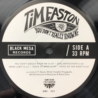 Tim Easton : You Don't Really Know Me (LP, Album, 180)