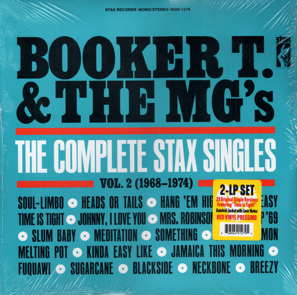 Booker T & The MG's : The Complete Stax Singles, Vol. 2 (1968-1974) (2xLP, Comp, Mono, Red)