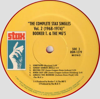 Booker T & The MG's : The Complete Stax Singles, Vol. 2 (1968-1974) (2xLP, Comp, Mono, Red)