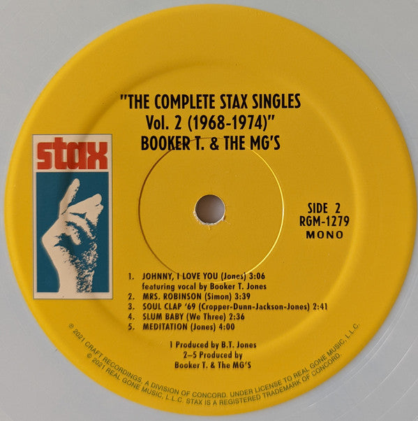 Booker T & The MG's : The Complete Stax Singles, Vol. 2 (1968-1974) (2xLP, Comp, Mono, Ltd, Pow)