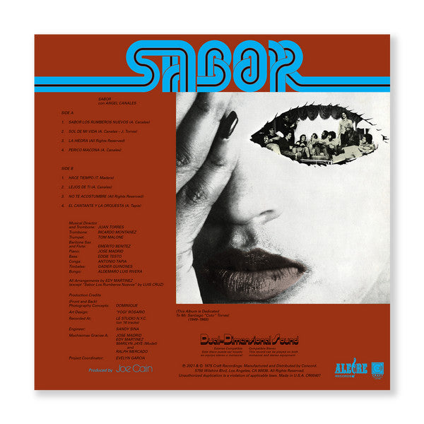 Angel Canales : Sabor (LP,Album,Reissue,Stereo)