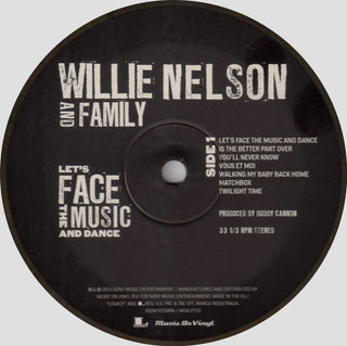 Willie Nelson & Family : Let's Face The Music And Dance (LP, Ltd, Num, RE, Gol)