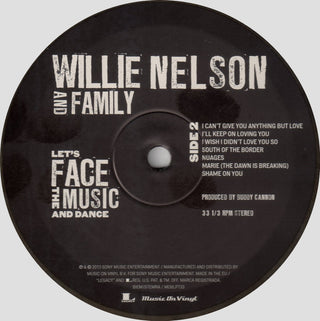 Willie Nelson & Family : Let's Face The Music And Dance (LP, Ltd, Num, RE, Gol)