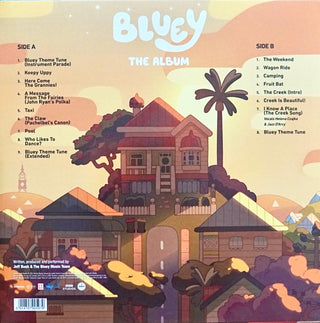 Joff Bush & The Bluey Music Team : Bluey The Album (LP, Album, Blu)