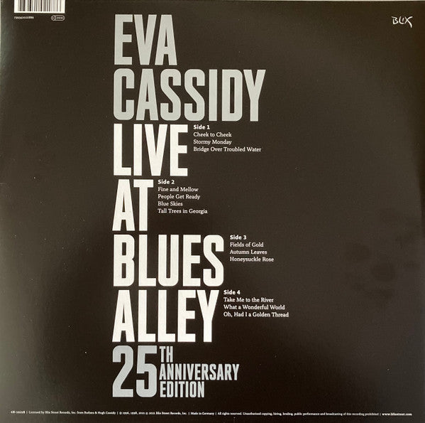 Eva Cassidy : Live At Blues Alley (2x12", Album, RE, 180)