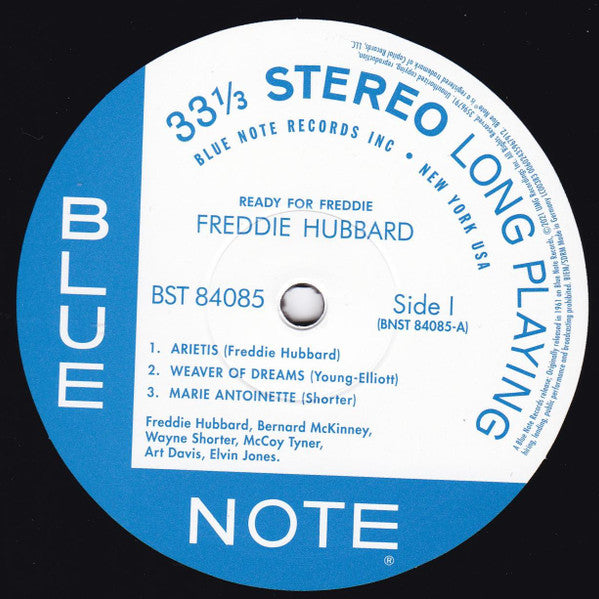 Freddie Hubbard : Ready For Freddie (LP,Album,Reissue,Stereo)