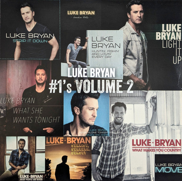 Luke Bryan : #1's Volume 2 (LP,Compilation,Limited Edition,Stereo)