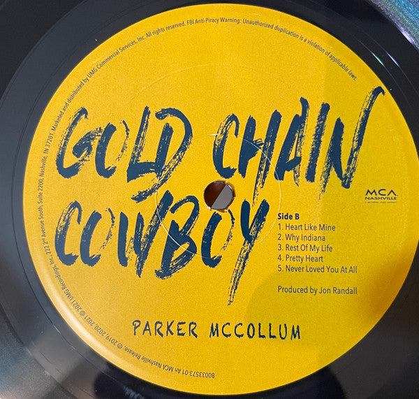 Parker McCollum : Gold Chain Cowboy (LP, Album)