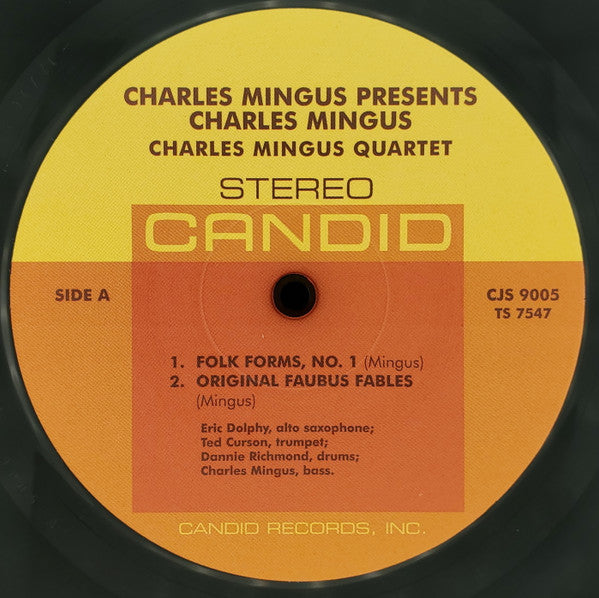 Charles Mingus : Presents Charles Mingus (LP,Album,Limited Edition,Reissue,Remastered,Mono)