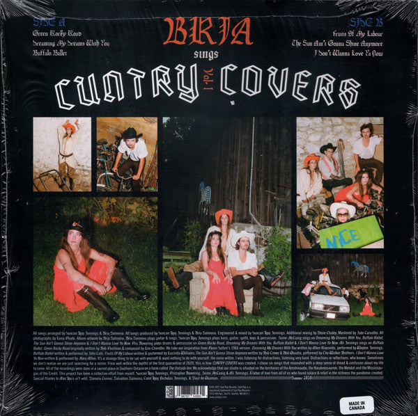 Bria : Cuntry Covers Vol. 1 (LP,EP,Limited Edition,Stereo)