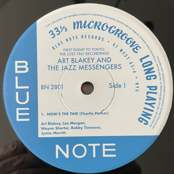 Art Blakey & The Jazz Messengers : First Flight To Tokyo: The Lost 1961 Recordings (LP,Album,Limited Edition,Mono)