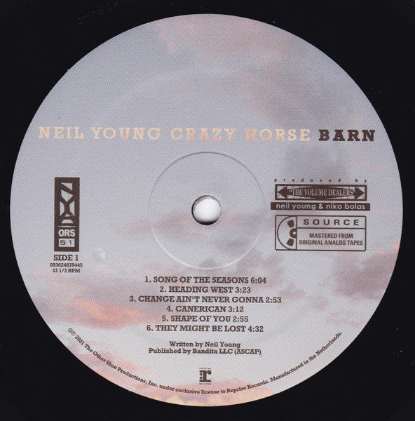 Neil Young With Crazy Horse : Barn (LP, Album)