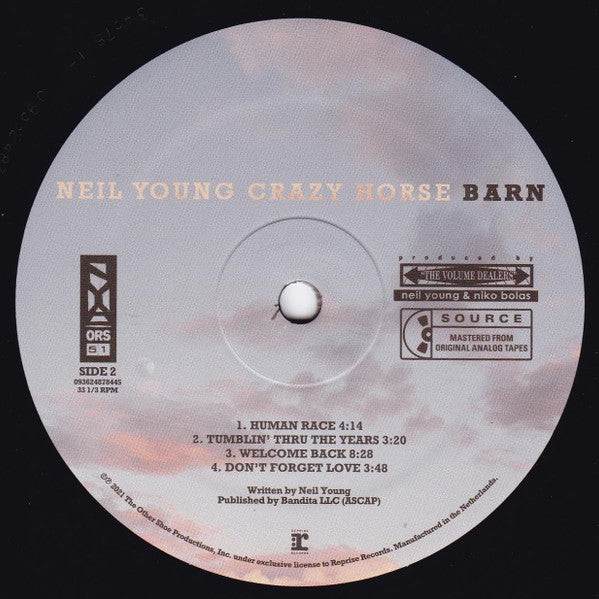 Neil Young With Crazy Horse : Barn (LP, Album)