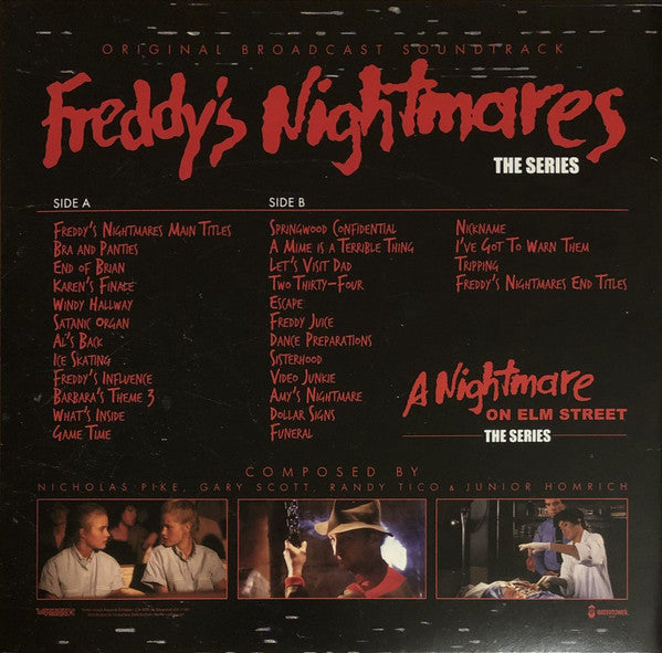 Nicholas Pike, Gary S. Scott (3), Randy Tico & Junior Homrich : Freddy's Nightmares The Series (Original Broadcast Soundtrack) (LP,Limited Edition)