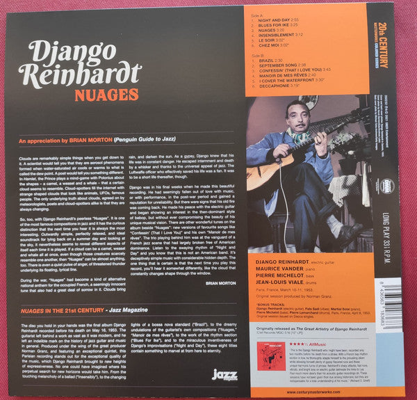 Django Reinhardt : Nuages (LP, Comp, Ltd, 180)