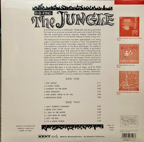 B.B. King : The Jungle (LP, Album, Ltd, RE, 180)