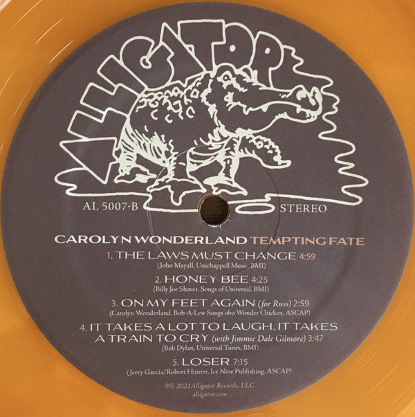 Carolyn Wonderland : Tempting Fate (LP, Album, Tra)