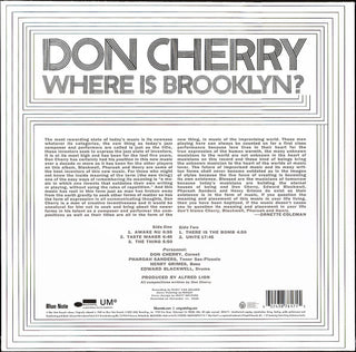 Don Cherry : Where Is Brooklyn? (LP, Album, RE, 180)