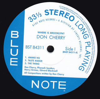 Don Cherry : Where Is Brooklyn? (LP, Album, RE, 180)