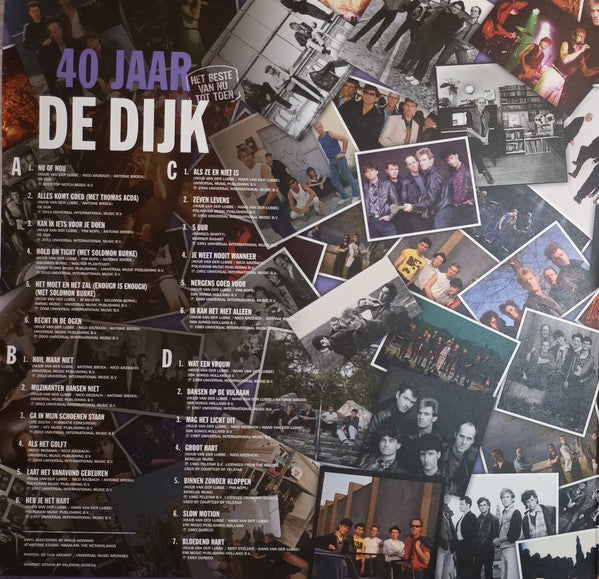 De Dijk : 40 Jaar (Het Beste Van Nu Tot Toen) (2xLP, Comp)