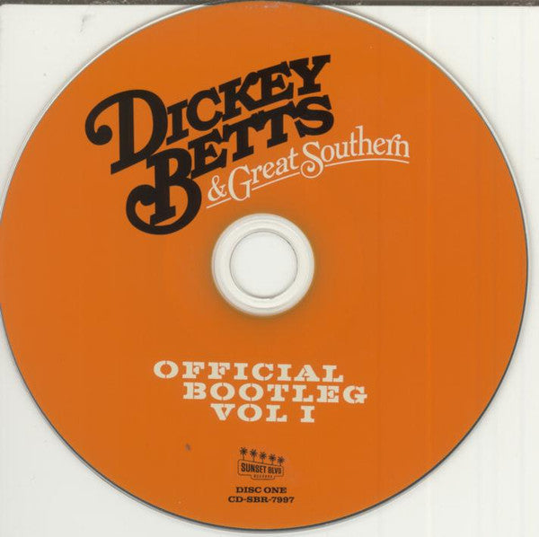 Dickey Betts & Great Southern : Official Bootleg Vol I (2xCD, Album)