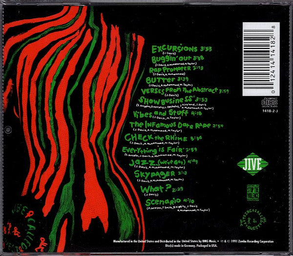 A Tribe Called Quest : The Low End Theory (CD, Album, RE)