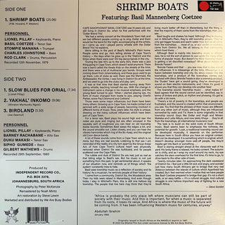 Basil Coetzee, Lionel Pillay : Shrimp Boats (LP, Album, RE, RM)