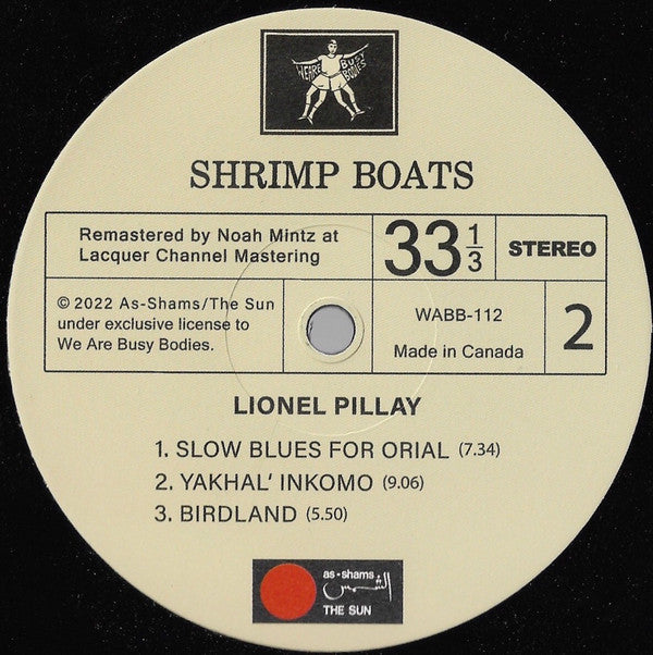 Basil Coetzee, Lionel Pillay : Shrimp Boats (LP, Album, RE, RM)