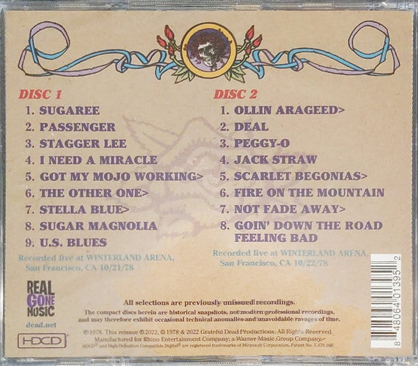 The Grateful Dead : Road Trips Vol. 1 No. 4: From Egypt With Love (2xHDCD, Album, RE)