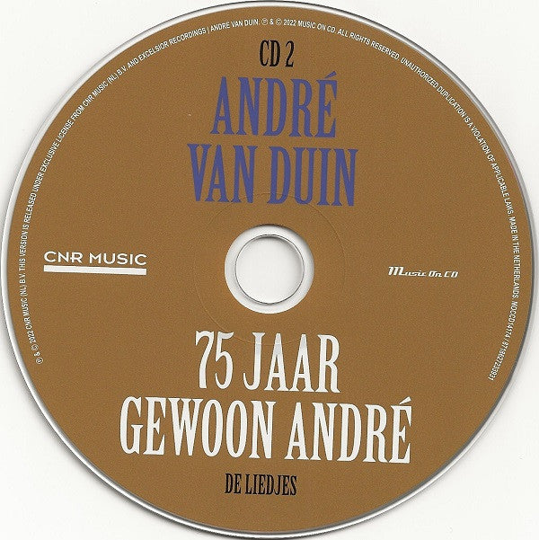 André van Duin : 75 Jaar Gewoon André (3xCD, Comp)