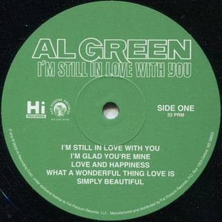 Al Green : I'm Still In Love With You (LP, Album, Ltd, RE, 180)