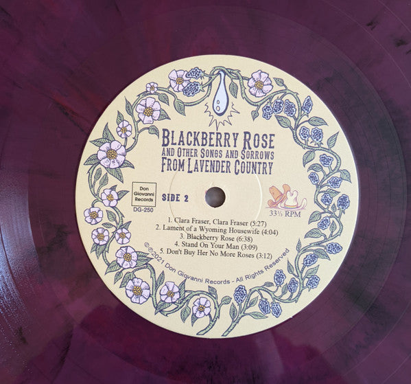 Lavender Country : Blackberry Rose And Other Songs & Sorrows From Lavender Country (LP, Album, Ltd, Pur)