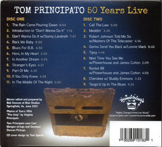 Tom Principato : 50 Years Live (Album,Compilation)