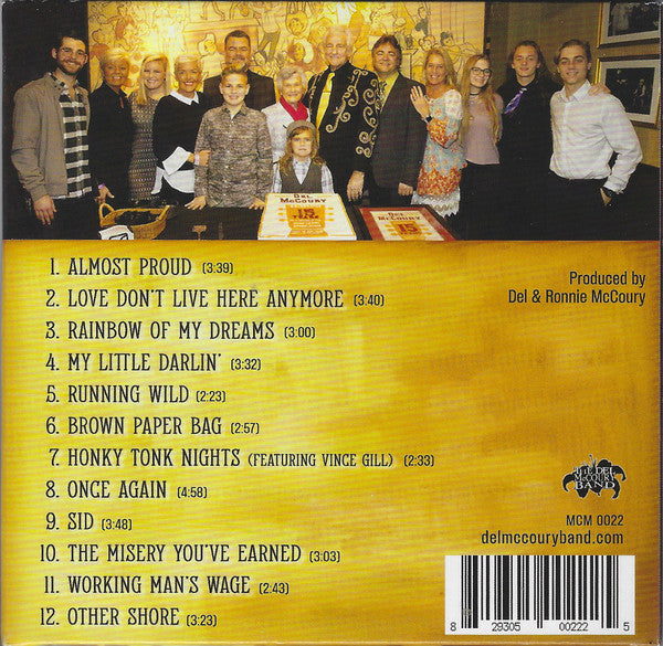 The Del McCoury Band : Almost Proud (CD, Album)