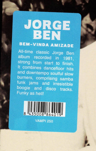 Jorge Ben : Bem-Vinda Amizade (LP,Album,Reissue,Stereo)