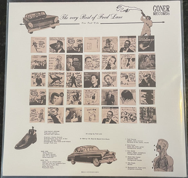 Fred Lane And His Hittite Hot Shots : Car Radio Jerome (LP, Album, RE)