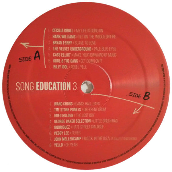 Various : Song Education 3 (LP,Compilation,Limited Edition,Stereo)