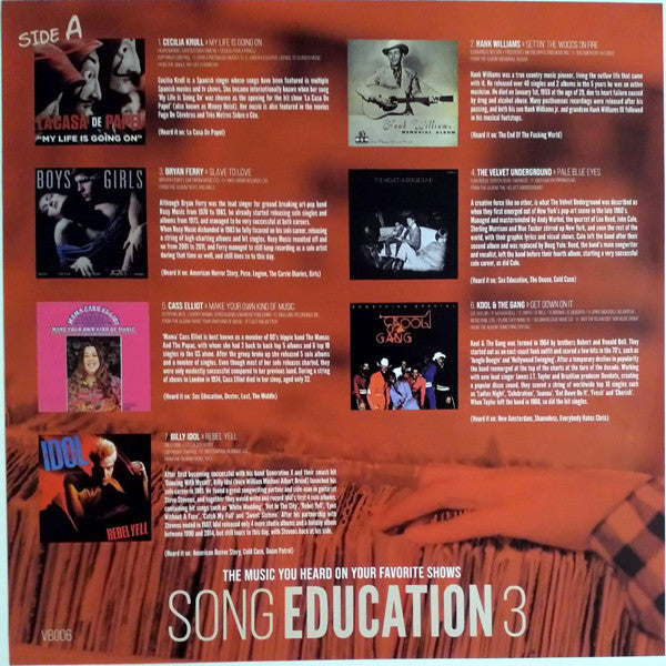 Various : Song Education 3 (LP,Compilation,Limited Edition,Stereo)