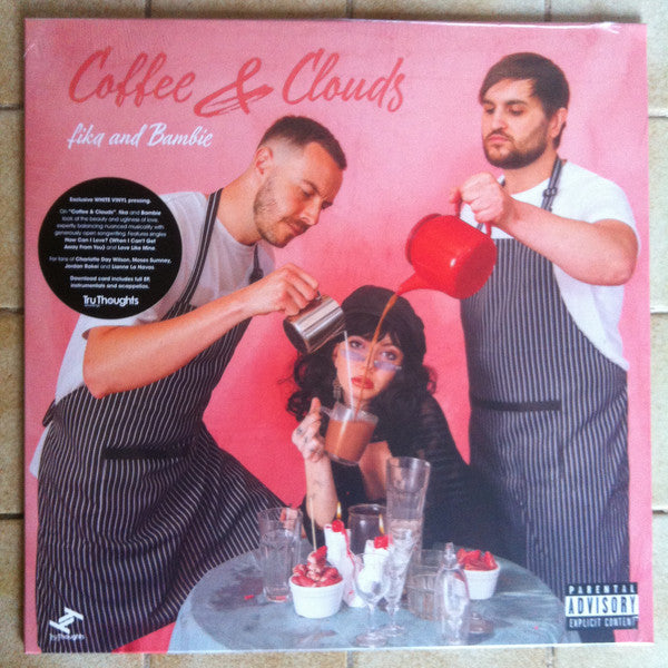 Fika & Bambie (2) : Coffee & Clouds (LP, Ltd, Whi)